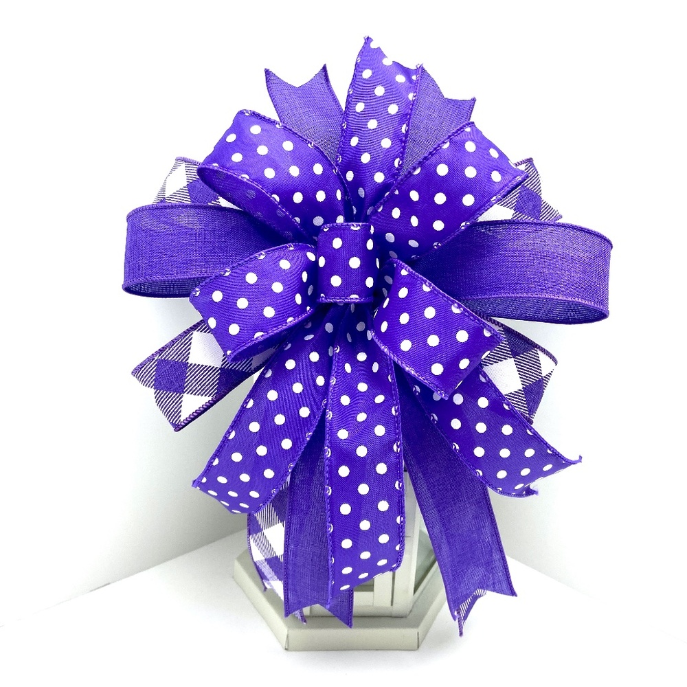 Purple Accent Bow